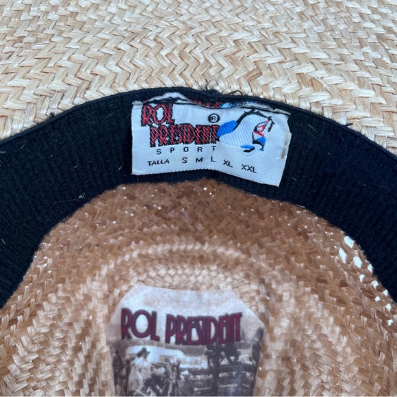 Rol President Vintage Straw Cowboy Hat - Picture 9 of 9